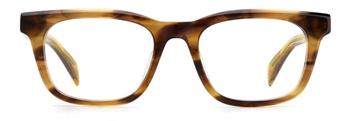 Rag & Bone RNB8002 Eyeglasses - ORNG HORN - view 3